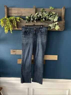 Riders by Lee Dark Wash Midrise Straight Jeans 10P. EUC